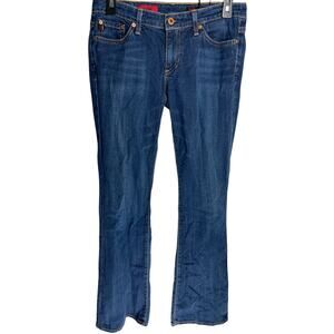 Adriano Goldschmied Bootcut Jeans size 27 Dark Blue Denim Cotton Blend Made USA